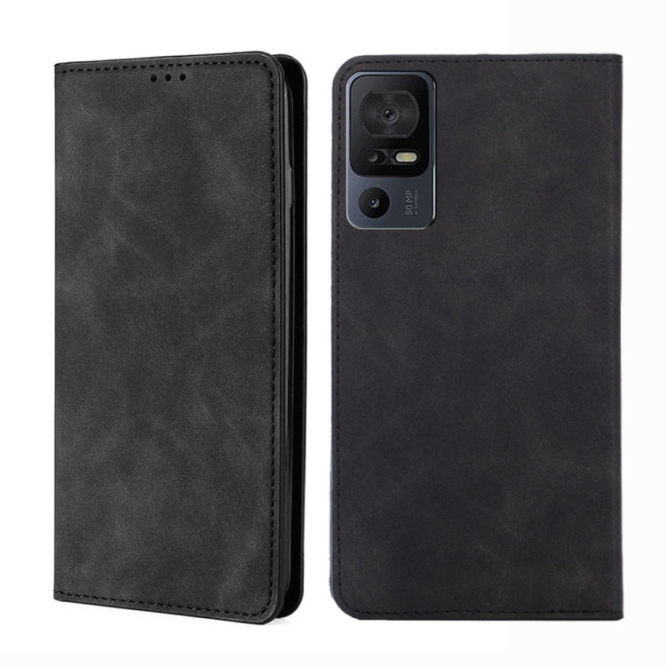 For TCL 40 SE Skin Feel Magnetic Horizontal Flip Leather Phone Case