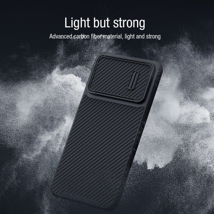 For Xiaomi 13 NILLKIN Synthetic Fiber Camshield Phone Case(Black)