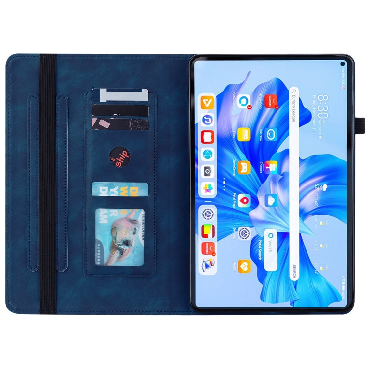 For Huawei MatePad Pro 11 2022 Skin Feel Solid Color Zipper Leather Tablet Case