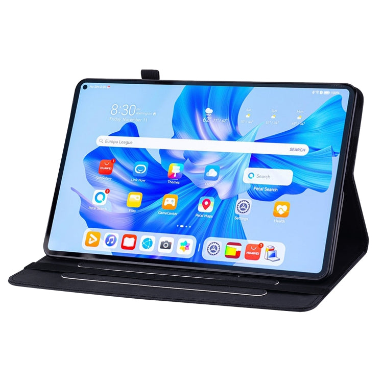 For Huawei MatePad Pro 11 2022 Skin Feel Solid Color Zipper Leather Tablet Case