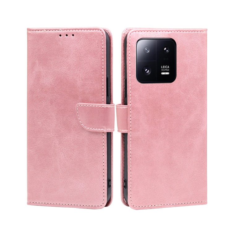 For Xiaomi 13 Pro Calf Texture Buckle Flip Leather Phone Case