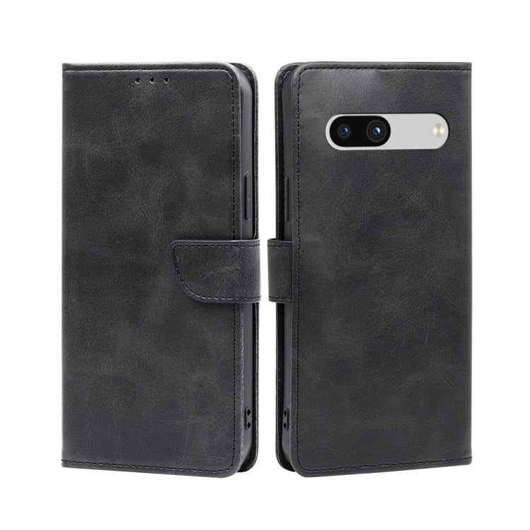 For Google Pixel 7a Calf Texture Buckle Flip Leather Phone Case