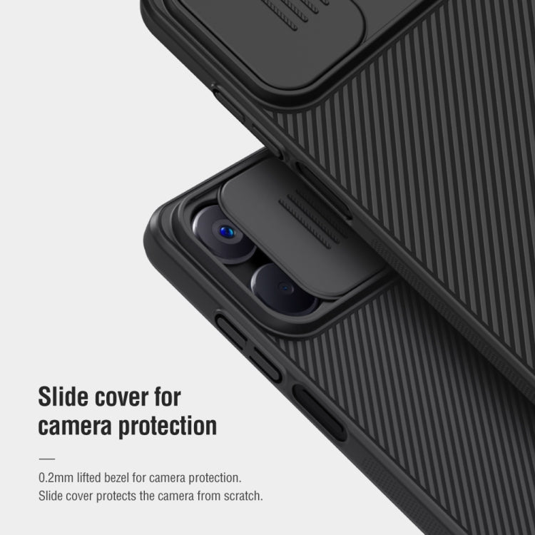 For Realme 10 4G NILLKIN Black Mirror Series Camshield PC Phone Case