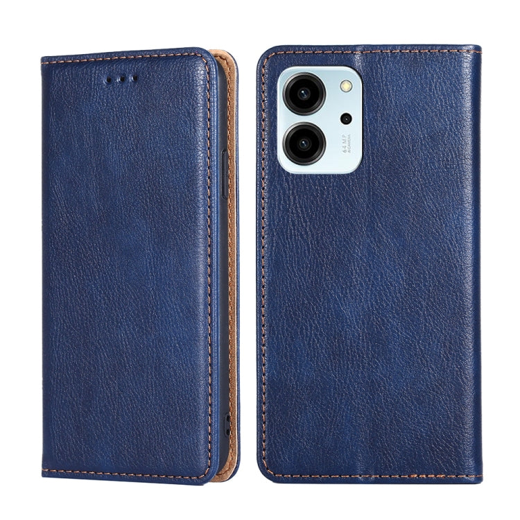 For Honor 80 SE Gloss Oil Solid Color Magnetic Leather Phone Case