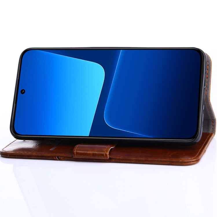 For Xiaomi 13 Geometric Stitching Horizontal Flip Leather Phone Case