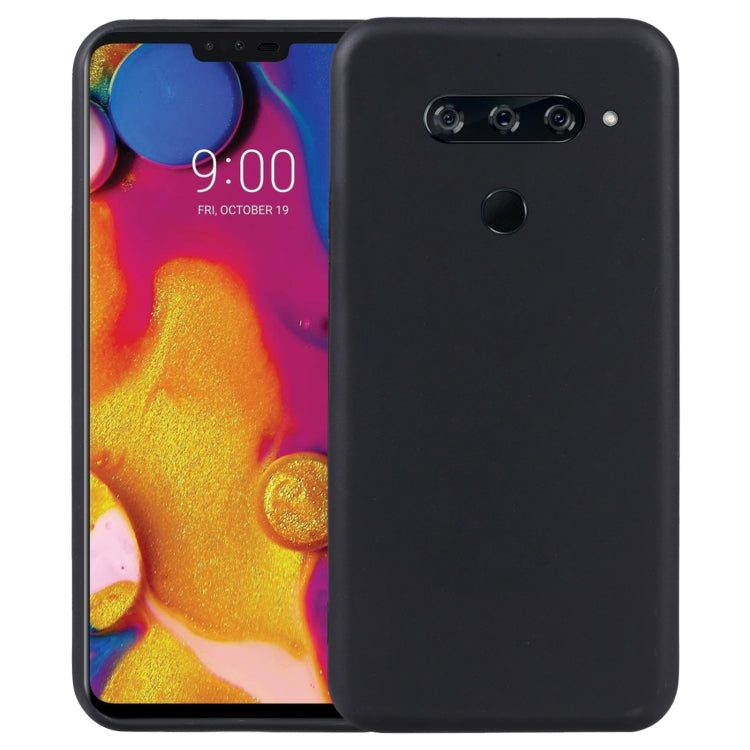 For LG V40 ThinQ TPU Phone Case(Black)