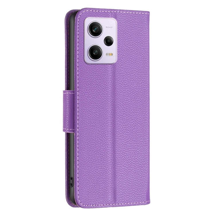 For Xiaomi Redmi Note 12 Pro+ Global Litchi Texture Pure Color Leather Phone Case