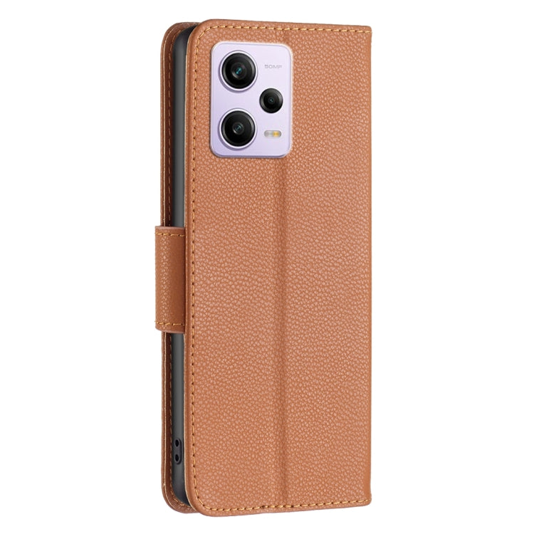 For Xiaomi Redmi Note 12 Pro+ Global Litchi Texture Pure Color Leather Phone Case