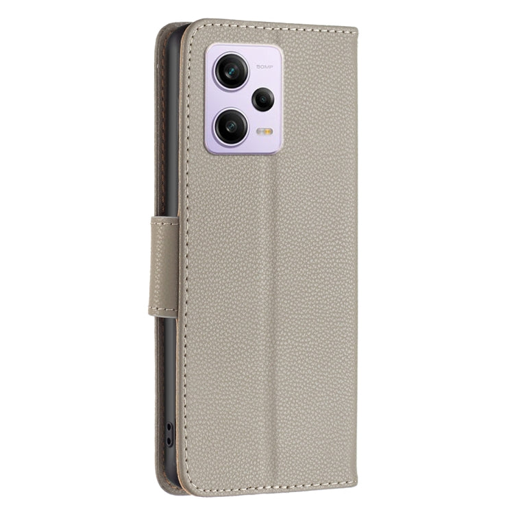 For Xiaomi Redmi Note 12 Pro Global Litchi Texture Pure Color Leather Phone Case