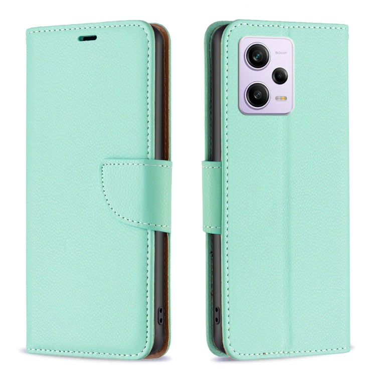 For Xiaomi Redmi Note 12 Pro Global Litchi Texture Pure Color Leather Phone Case