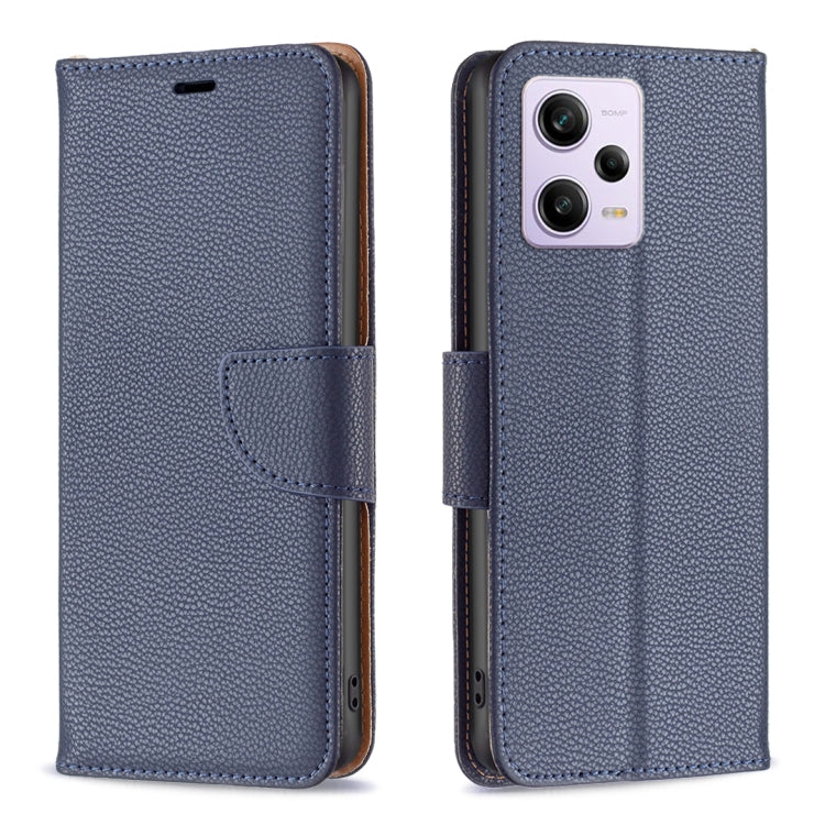 For Xiaomi Redmi Note 12 Pro Global Litchi Texture Pure Color Leather Phone Case