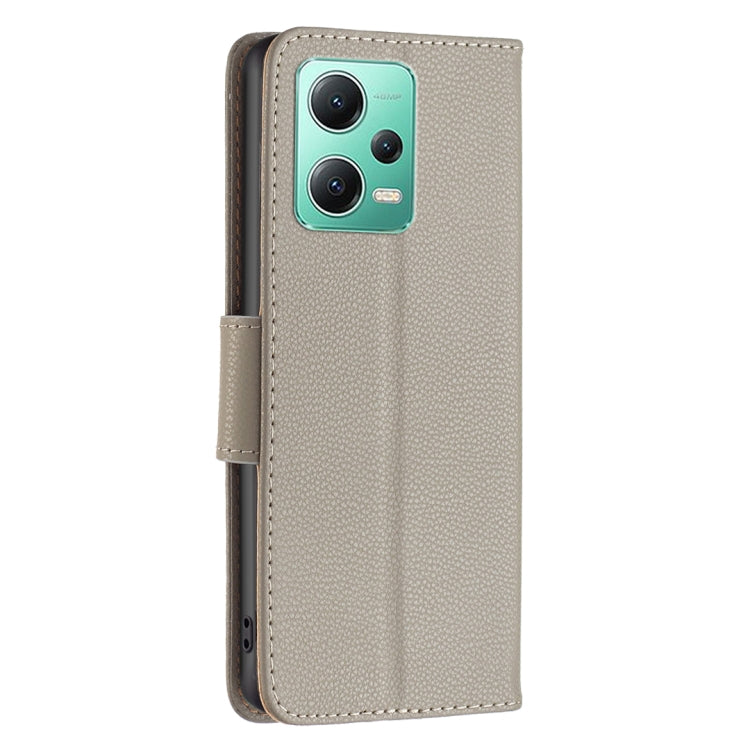 For Xiaomi Redmi Note 12 Global Litchi Texture Pure Color Leather Phone Case