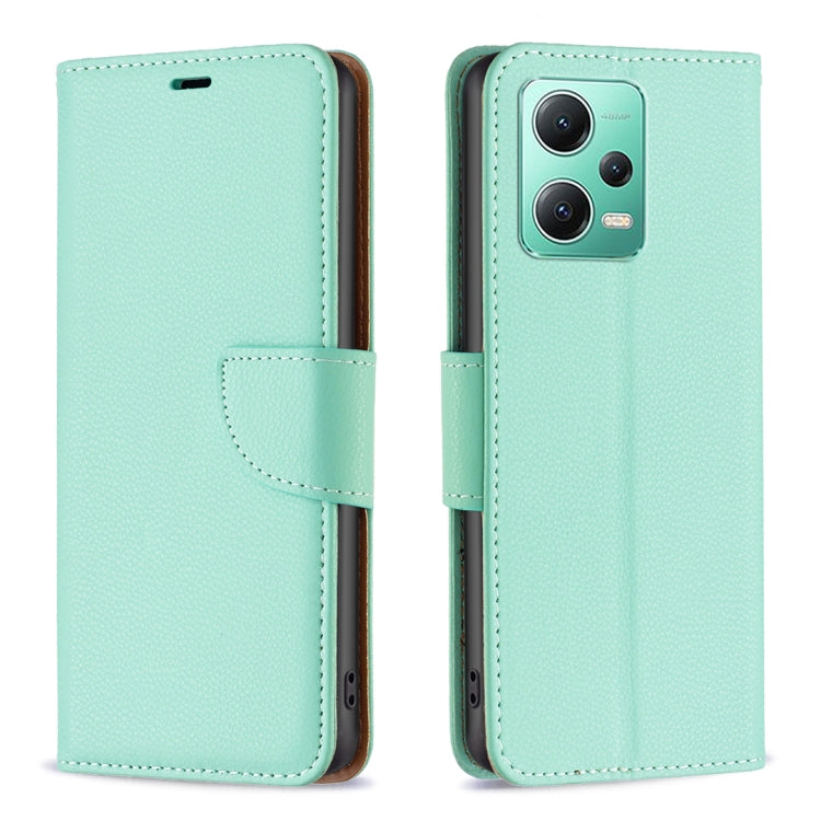 For Xiaomi Redmi Note 12 Global Litchi Texture Pure Color Leather Phone Case