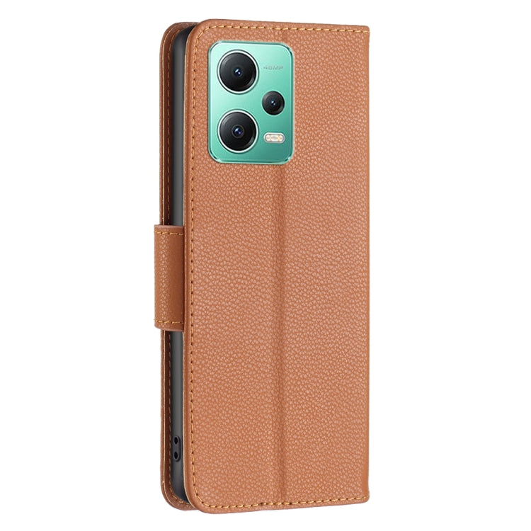 For Xiaomi Redmi Note 12 Global Litchi Texture Pure Color Leather Phone Case