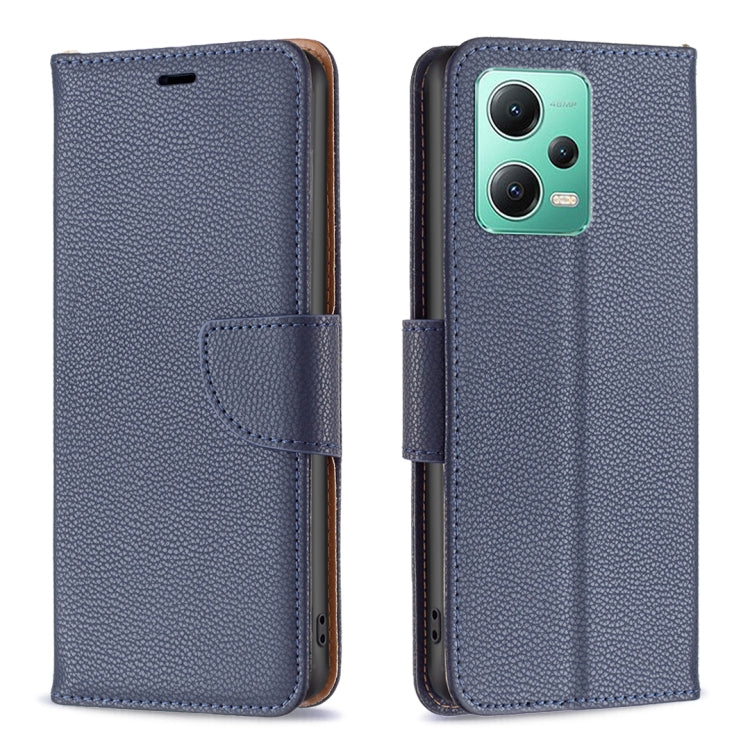 For Xiaomi Redmi Note 12 Global Litchi Texture Pure Color Leather Phone Case