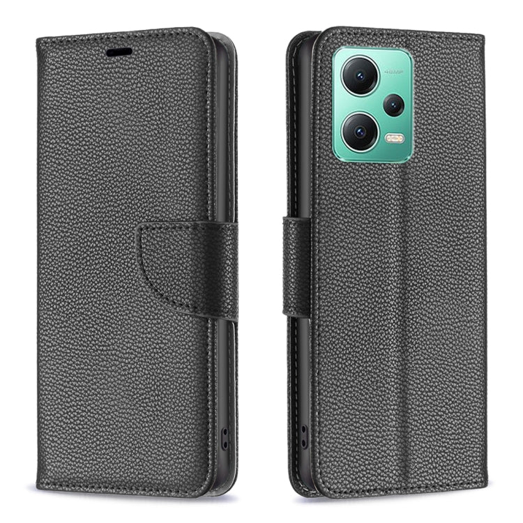 For Xiaomi Redmi Note 12 Global Litchi Texture Pure Color Leather Phone Case