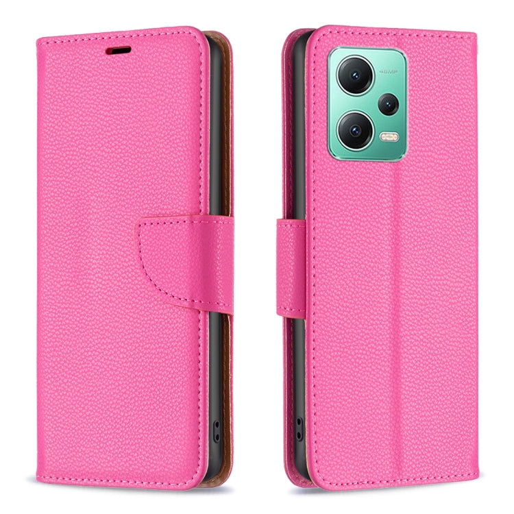 For Xiaomi Redmi Note 12 Global Litchi Texture Pure Color Leather Phone Case