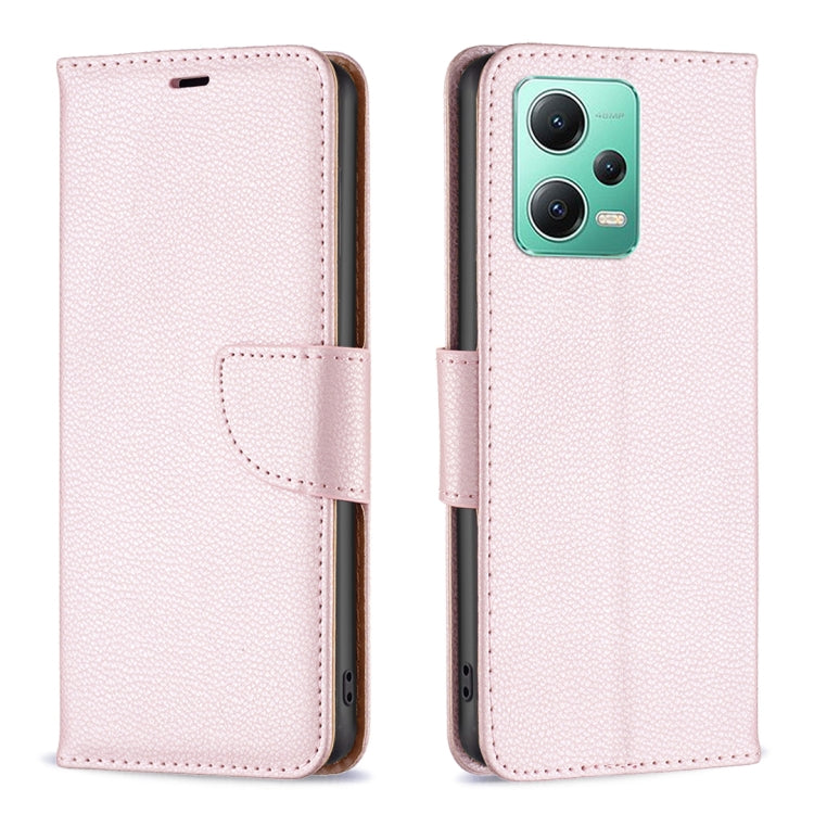 For Xiaomi Redmi Note 12 Global Litchi Texture Pure Color Leather Phone Case