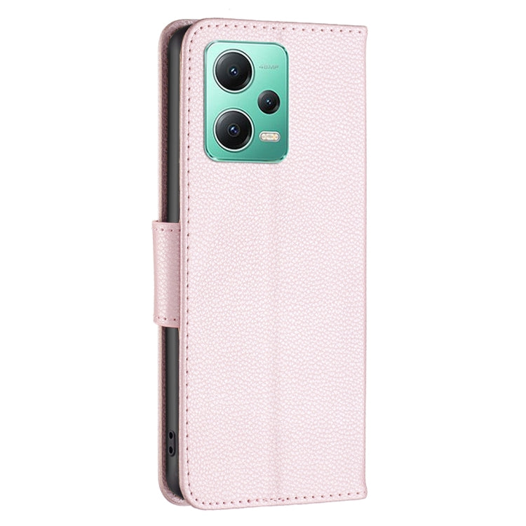 For Xiaomi Redmi Note 12 Global Litchi Texture Pure Color Leather Phone Case