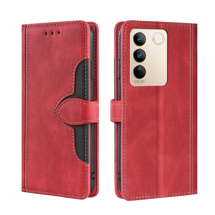 For vivo S16 / S16 Pro Skin Feel Magnetic Buckle Leather Phone Case