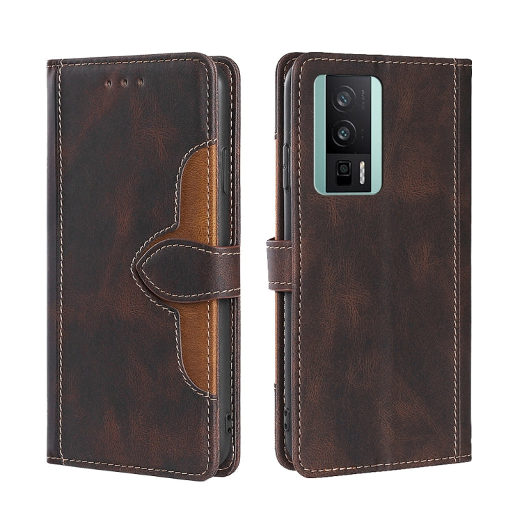 For Xiaomi Redmi K60 / K60 Pro Skin Feel Magnetic Buckle Leather Phone Case
