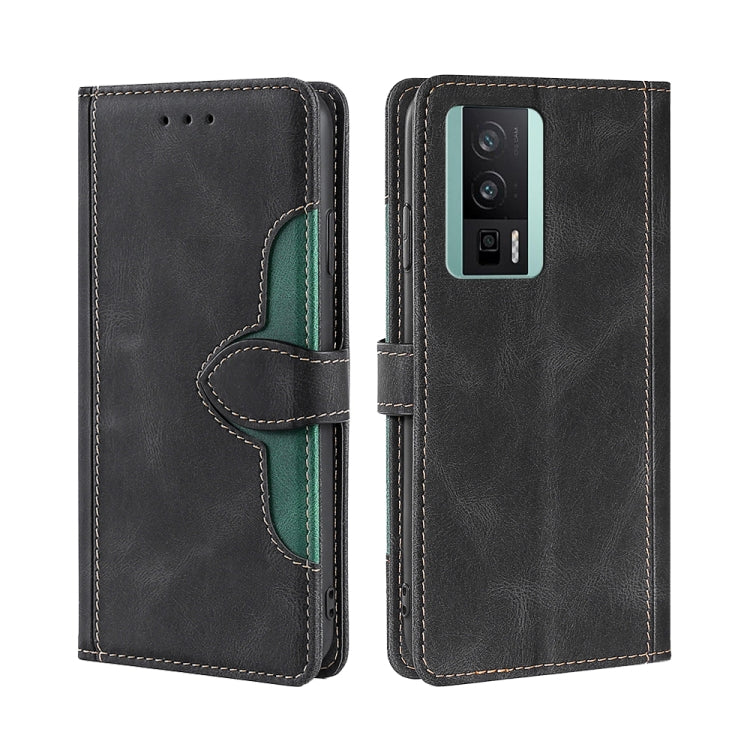 For Xiaomi Redmi K60 / K60 Pro Skin Feel Magnetic Buckle Leather Phone Case