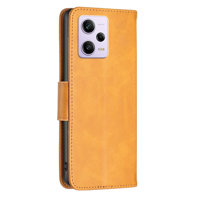 For Xiaomi Redmi Note 12 Pro+ Global Lambskin Texture Leather Phone Case