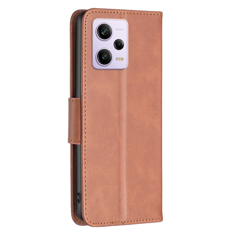 For Xiaomi Redmi Note 12 Pro+ Global Lambskin Texture Leather Phone Case