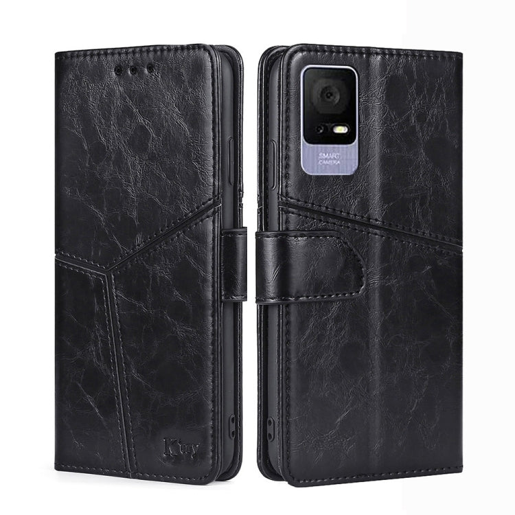 For TCL 405 / 406 / 408 Geometric Stitching Horizontal Flip Leather Phone Case