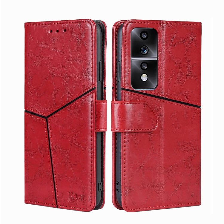 For Honor 80 GT Geometric Stitching Horizontal Flip Leather Phone Case