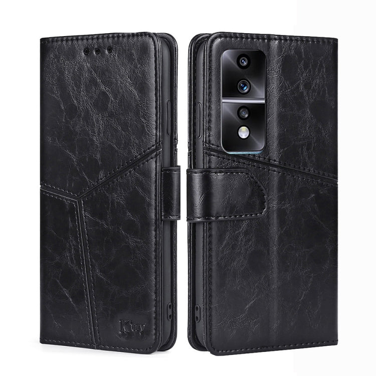 For Honor 80 GT Geometric Stitching Horizontal Flip Leather Phone Case