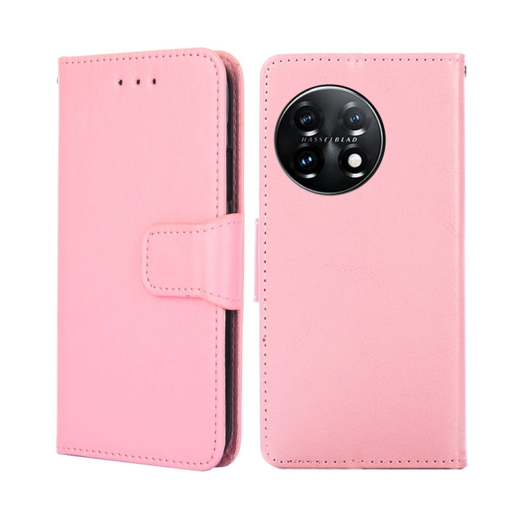 For OnePlus 11 Crystal Texture Leather Phone Case
