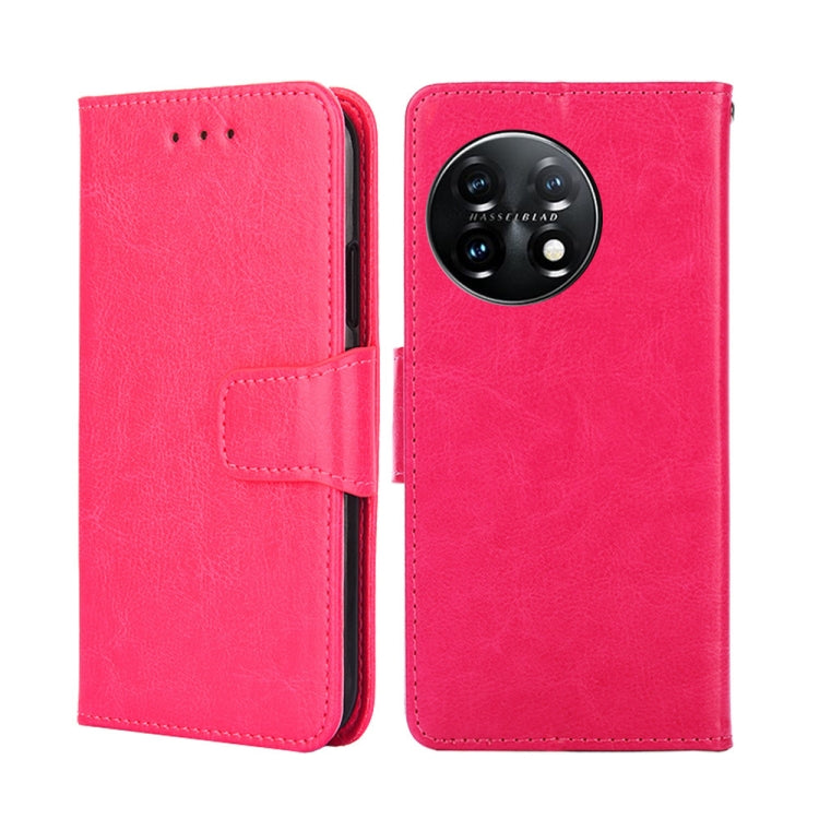 For OnePlus 11 Crystal Texture Leather Phone Case