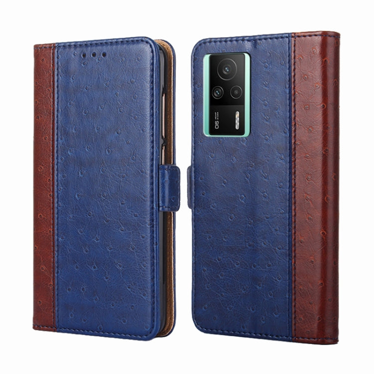 For Xiaomi Redmi K60E Ostrich Texture Horizontal Flip Leather Phone Case