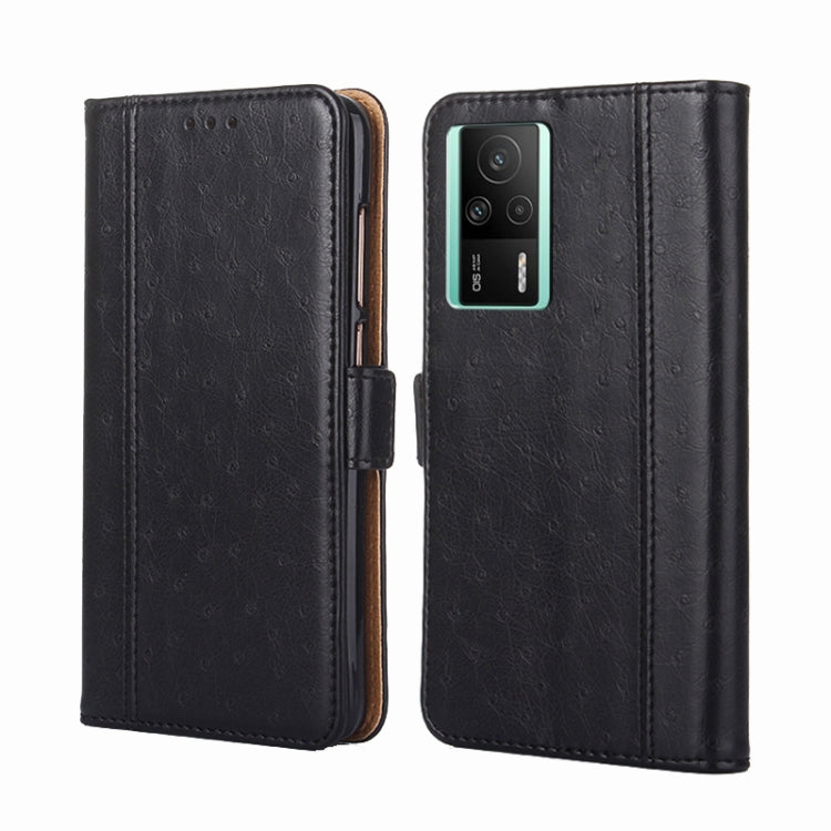 For Xiaomi Redmi K60E Ostrich Texture Horizontal Flip Leather Phone Case