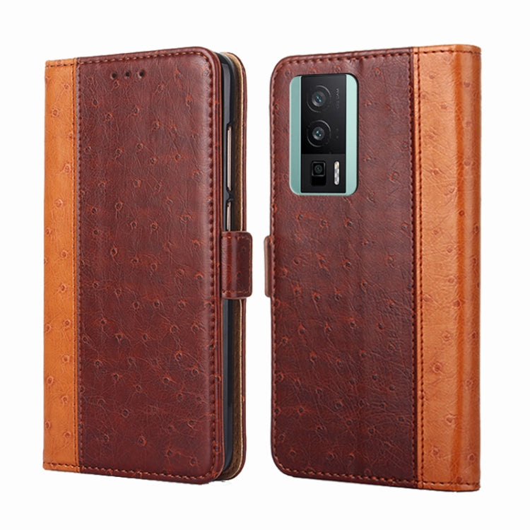 For Xiaomi Redmi K60 / K60 Pro Ostrich Texture Horizontal Flip Leather Phone Case