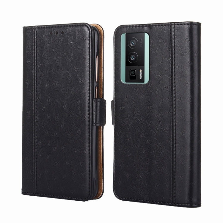 For Xiaomi Redmi K60 / K60 Pro Ostrich Texture Horizontal Flip Leather Phone Case