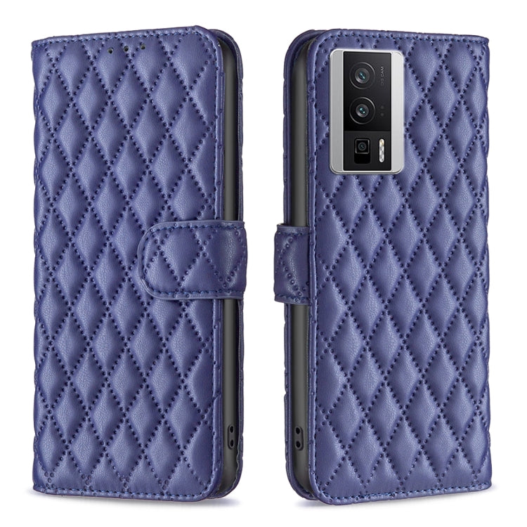 For Xiaomi Redmi K60 / K60 Pro Diamond Lattice Wallet Leather Flip Phone Case