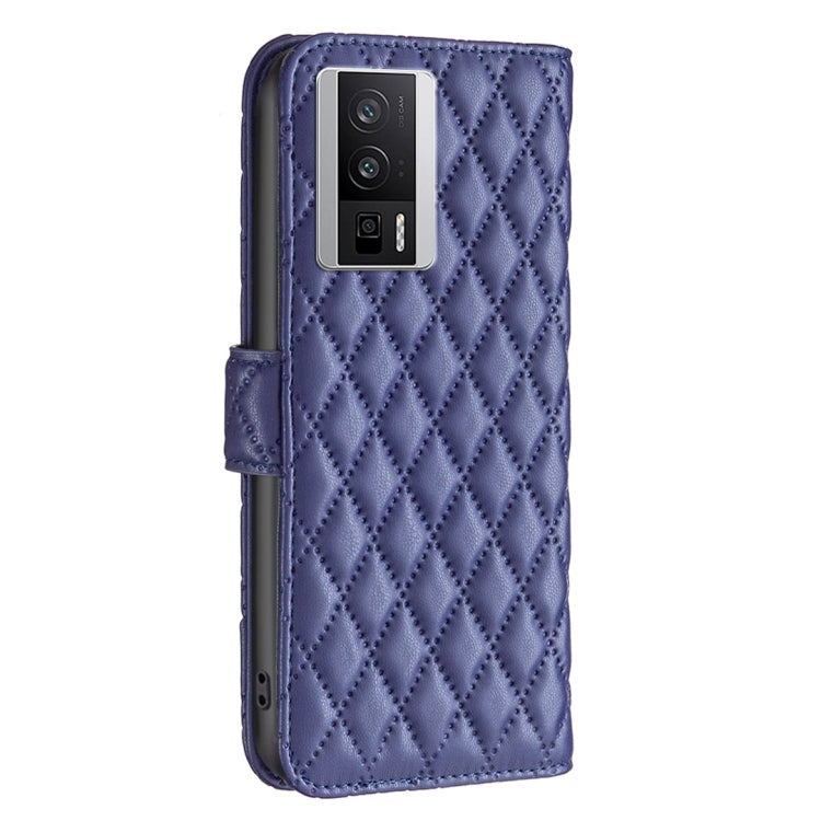 For Xiaomi Redmi K60 / K60 Pro Diamond Lattice Wallet Leather Flip Phone Case