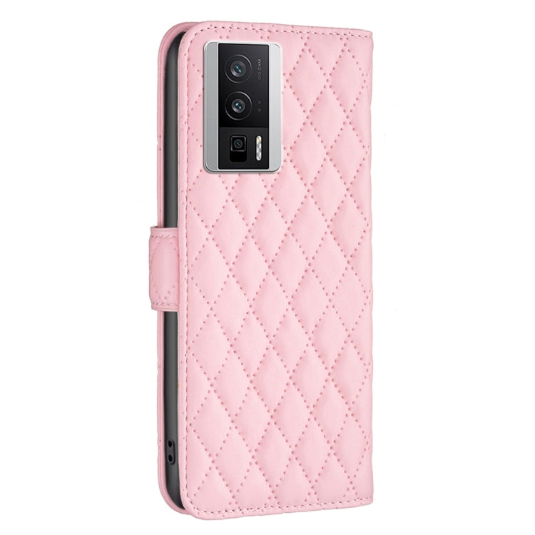 For Xiaomi Redmi K60 / K60 Pro Diamond Lattice Wallet Leather Flip Phone Case