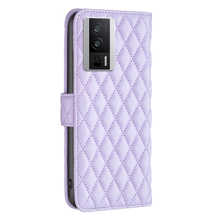 For Xiaomi Redmi K60 / K60 Pro Diamond Lattice Wallet Leather Flip Phone Case