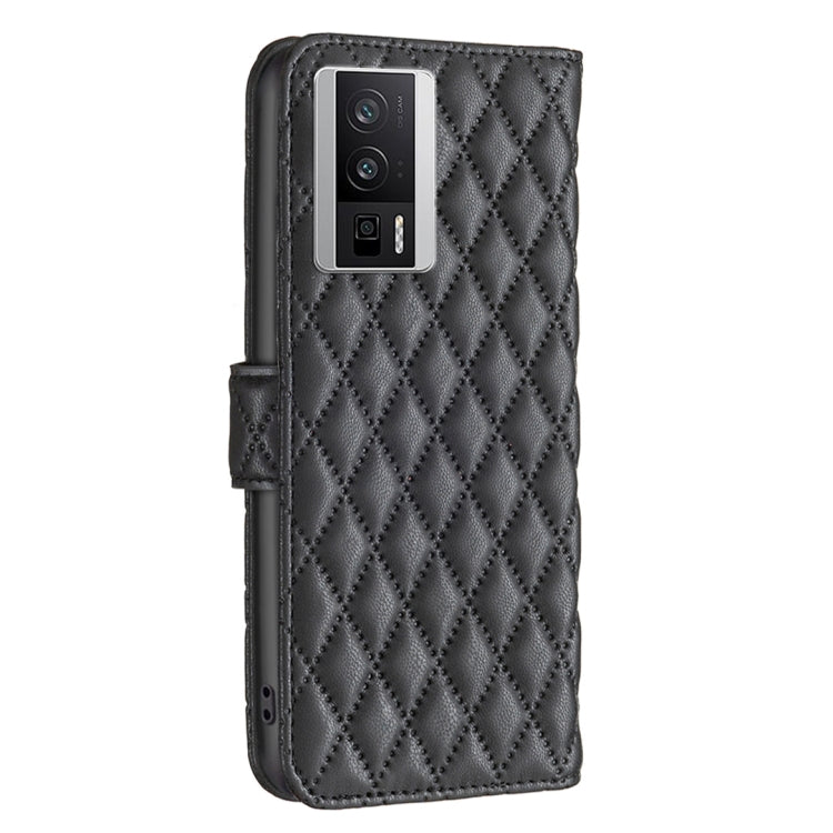 For Xiaomi Redmi K60 / K60 Pro Diamond Lattice Wallet Leather Flip Phone Case