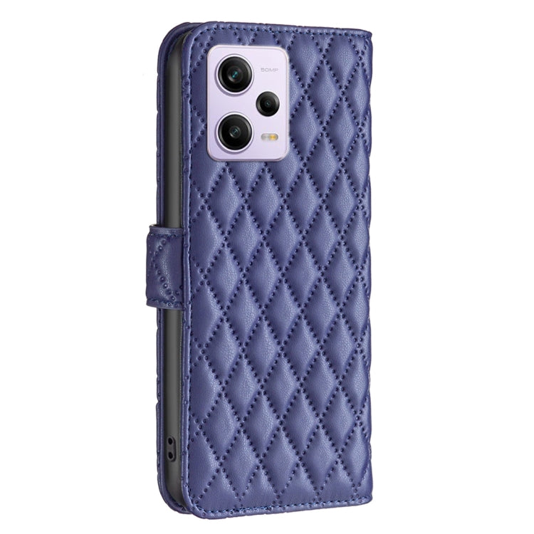 For Xiaomi Redmi Note 12 Pro+ Global Diamond Lattice Wallet Leather Flip Phone Case