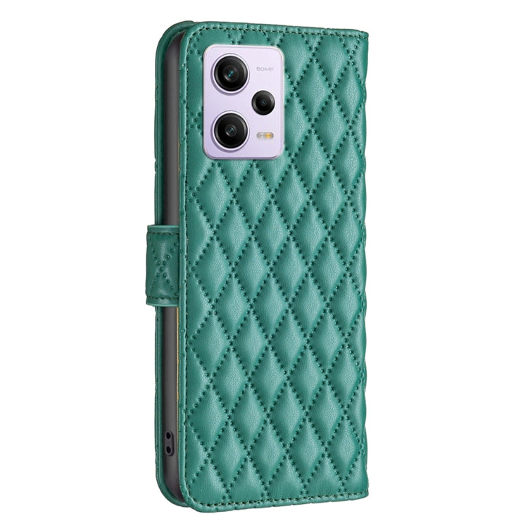 For Xiaomi Redmi Note 12 Pro+ Global Diamond Lattice Wallet Leather Flip Phone Case