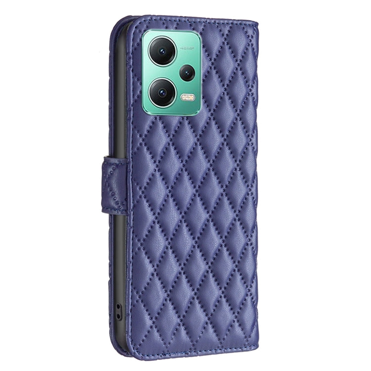 For Xiaomi Redmi Note 12 Global Diamond Lattice Wallet Leather Flip Phone Case