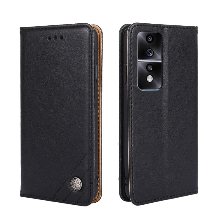 For Honor 80 GT Non-Magnetic Retro Texture Horizontal Flip Leather Case