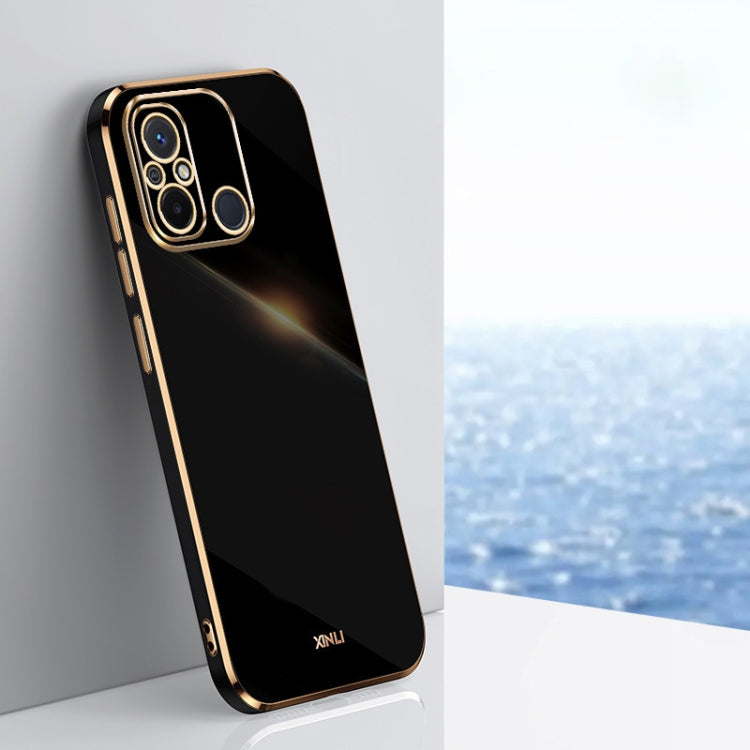 For Xiaomi Redmi 12C 4G XINLI Straight Edge 6D Electroplate TPU Phone Case