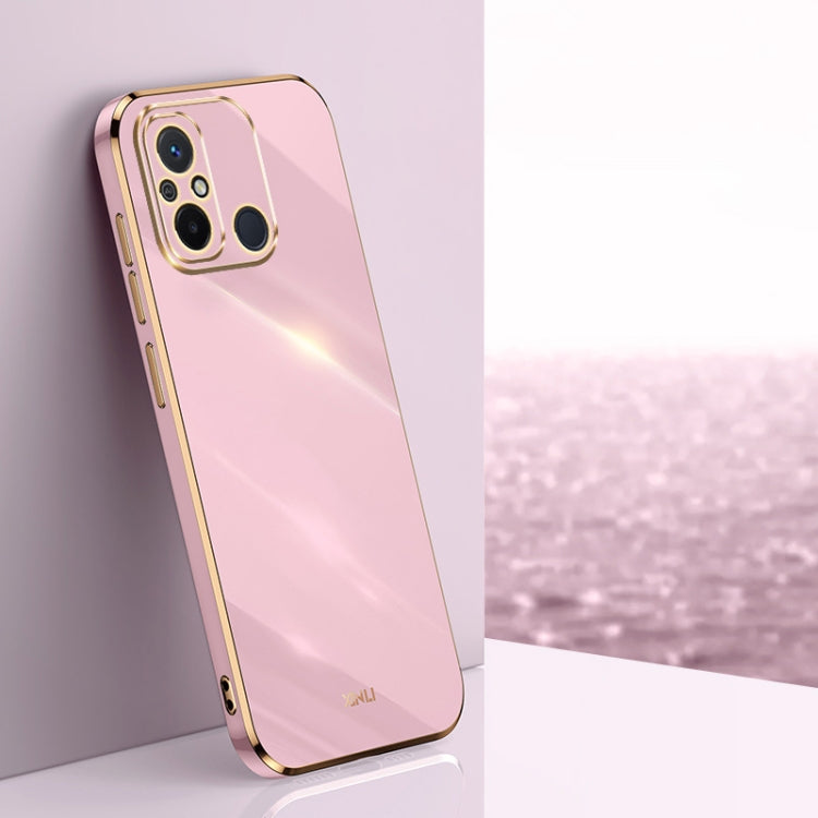 For Xiaomi Redmi 12C 4G XINLI Straight Edge 6D Electroplate TPU Phone Case