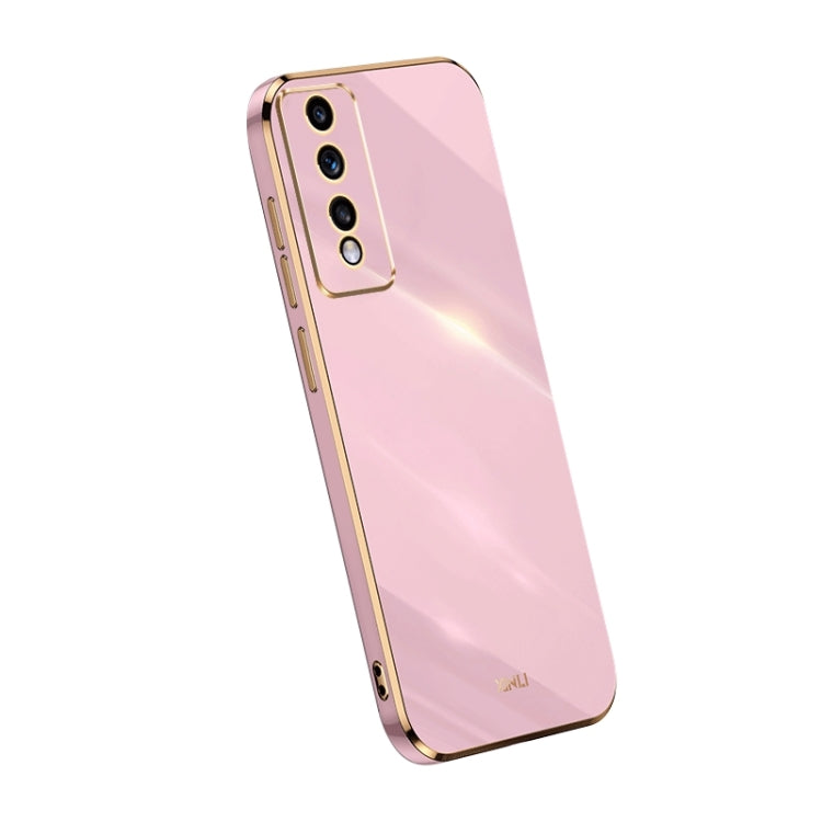 For Honor 80 GT 5G XINLI Straight Edge 6D Electroplate TPU Phone Case