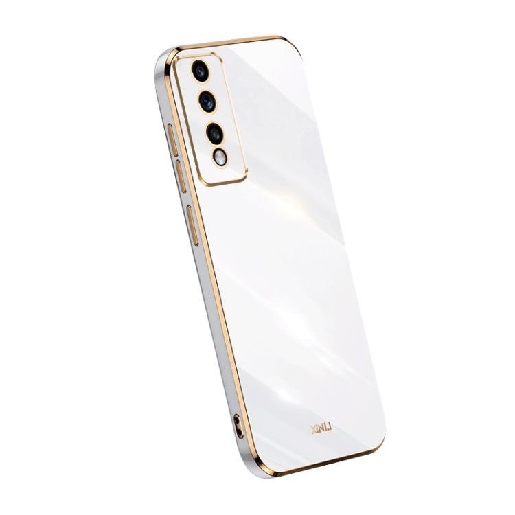 For Honor 80 GT 5G XINLI Straight Edge 6D Electroplate TPU Phone Case